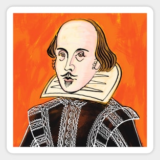 Orange Shakespeare Magnet